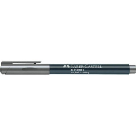 FABER CASTELL ΜΕΤΑΛΛΙΚΟΣ ΜΑΡΚΑΔΟΡΟΣ ΓΚΡΙ